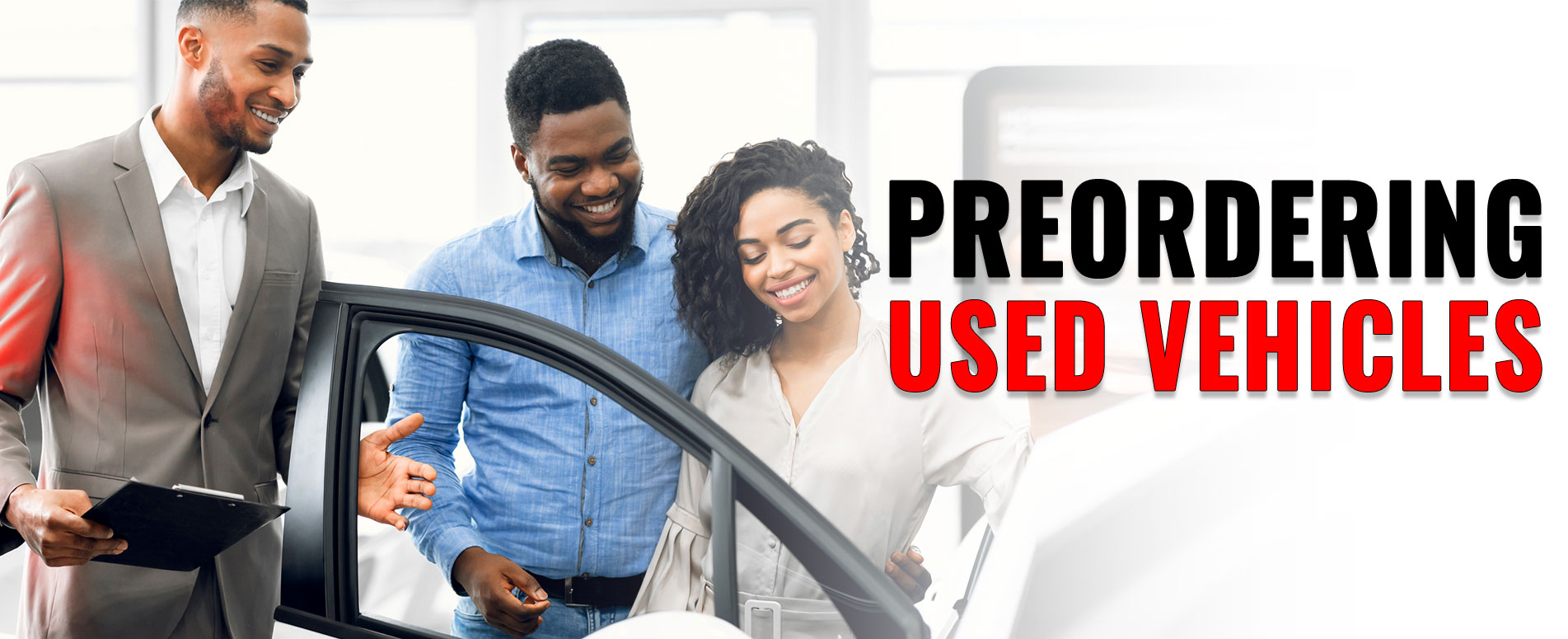 Preordering used vehicles